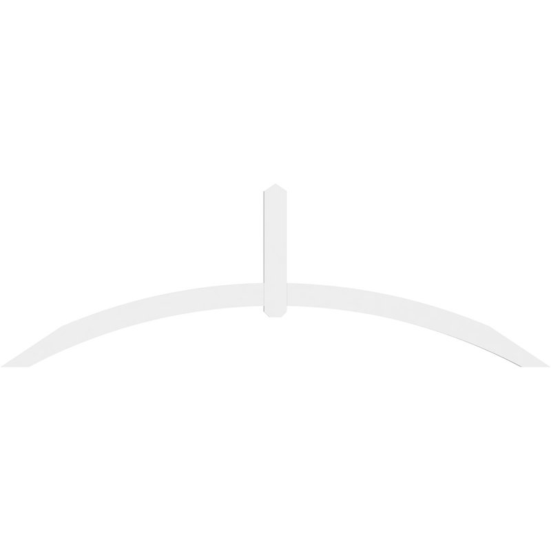 Support pour pignon en PVC Archdale, H 32 po x l 96 po (pas : 8/12), P 2 po x F 4 po