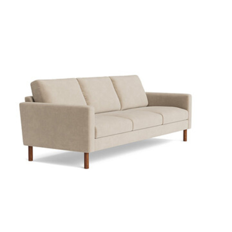 Laguna Sofa (95"), Velvet - Beige