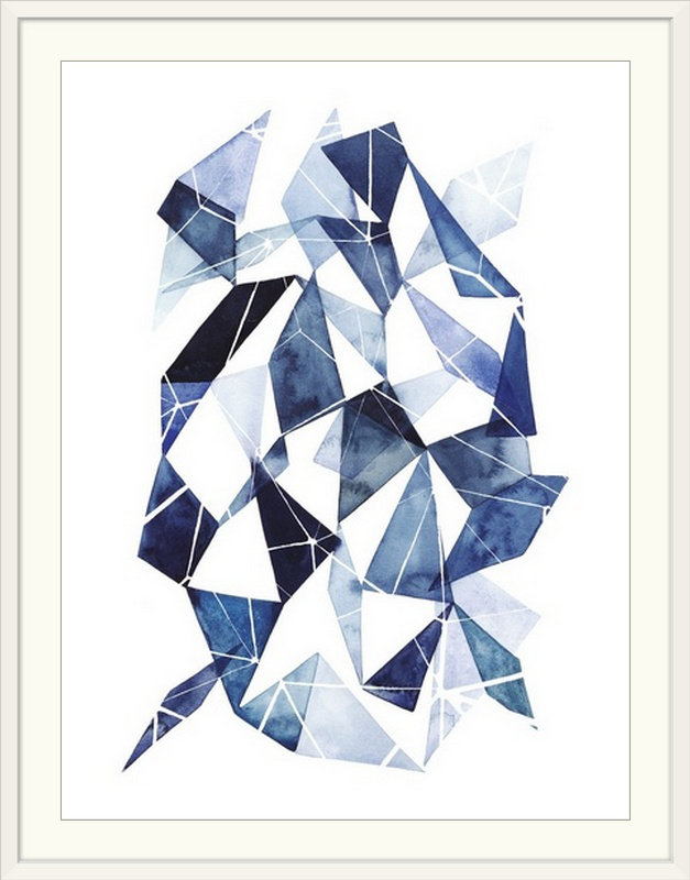 «Brodie Gael Chrysalis II», Grace Popp, impression, l 44 po x P 35 po x H 1 po, Cadre blanc