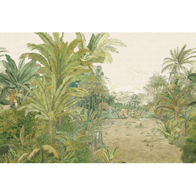 Papier peint tropical Verdant Jungle Escape