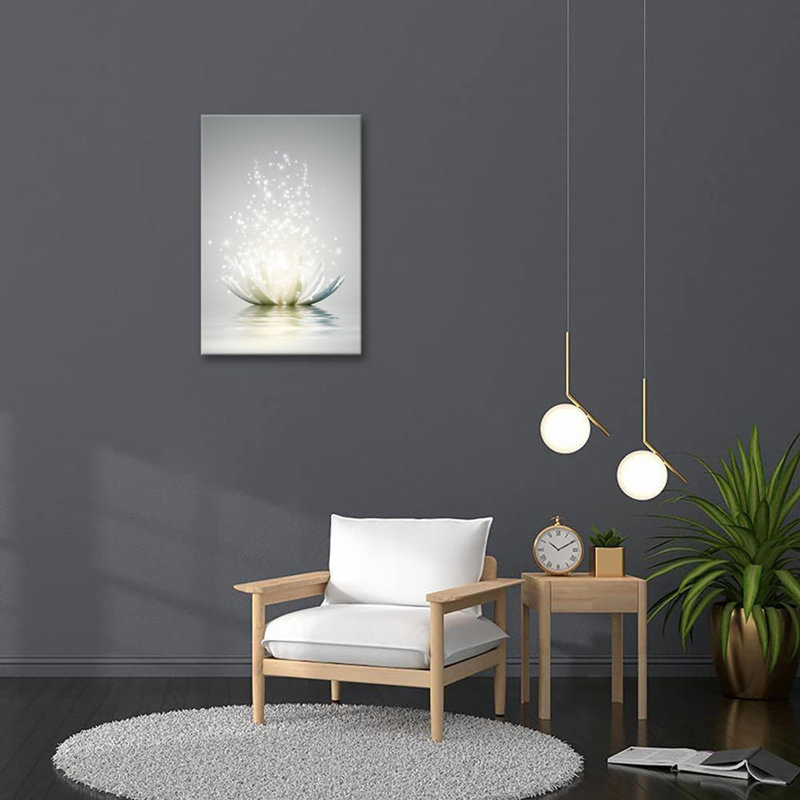 Wrapped Canvas Print, Grey