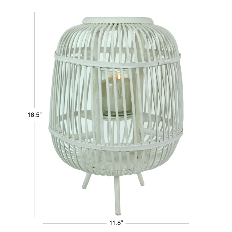 Lanterne en bois, Blanc