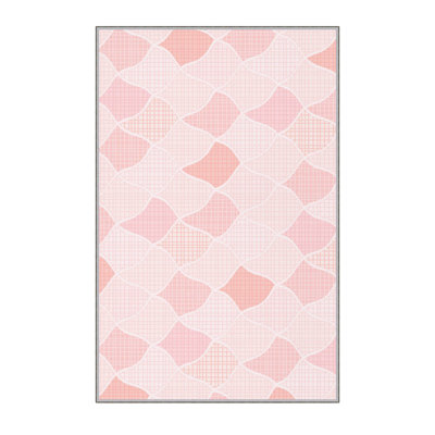 Tapis de couloir élégant, 2,6 x 6,6 pieds, 100% polyester, hauteur des poils de 0,3 po | Pois antibactérien et antidérapant en feutre de PVC | Impression numérique 3D, lavable à la machine, idéale pour les vestibules et les espaces de vie