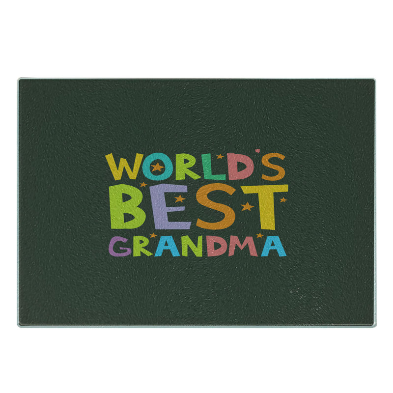 Multicolore planche à découper Ambesonne Grandma