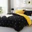 Microfiber Printed Duvet Cover - Soft, Lightweight, Fade-Resistant Bedding with Matching Pillowcases-118679169-118679165
