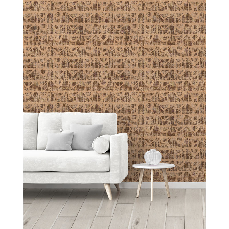 Panneau de papier peint en tissu finement tissé 24 po x 144 po «Natural Texture» par Casa Fine Arts