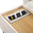 U-shaped Modular With Movable & Functional Coffee Table, White - Hidden Charging Component, Comfortable Padding Space, Material Assurance 90" Sectional And Multi-purpose Concealed Interface, Padded