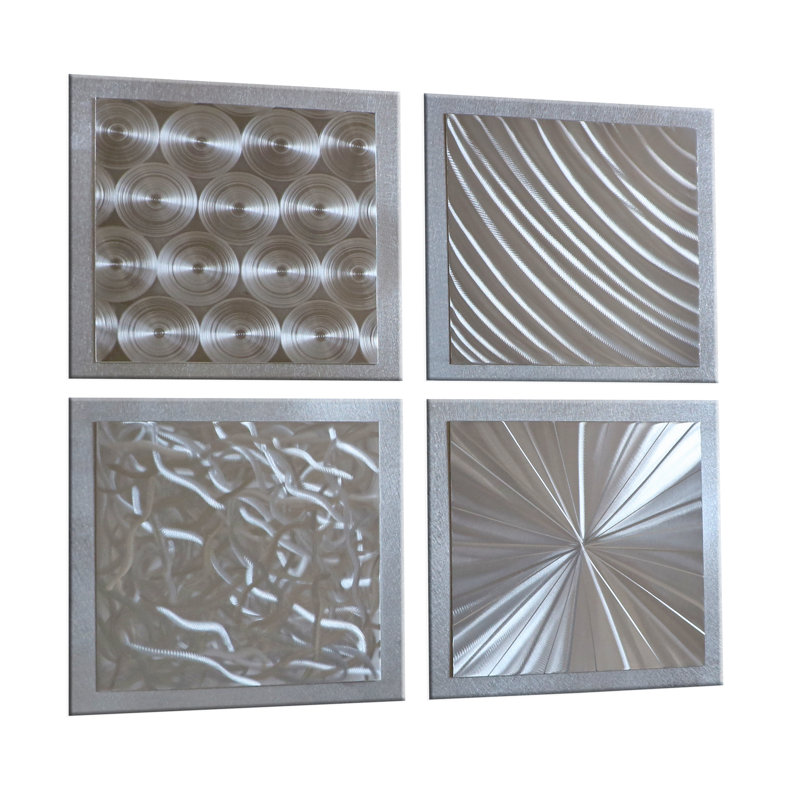 Handmade Modern Abstract Wall Decor on Metal