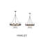 Lustre d'extérieur de H 23,25 po à six ampoules Sawyer-2001198735