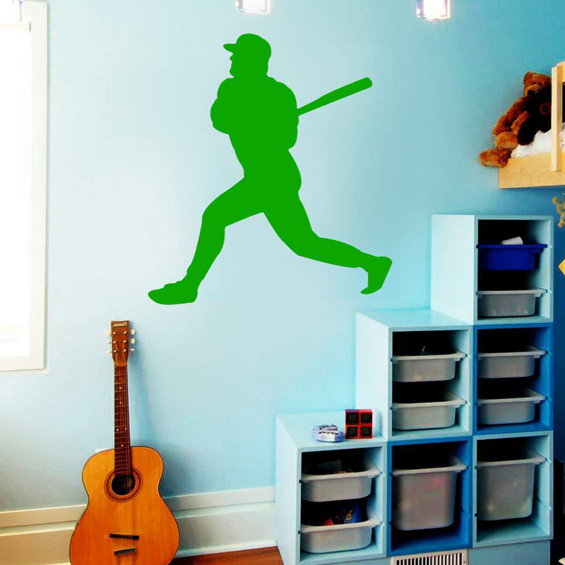 Décalcomanie murale Charity, H 12 po x l 11 po, Vert