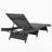 All Weather Outdoor Patio Wicker Chaise Lounge Chair
