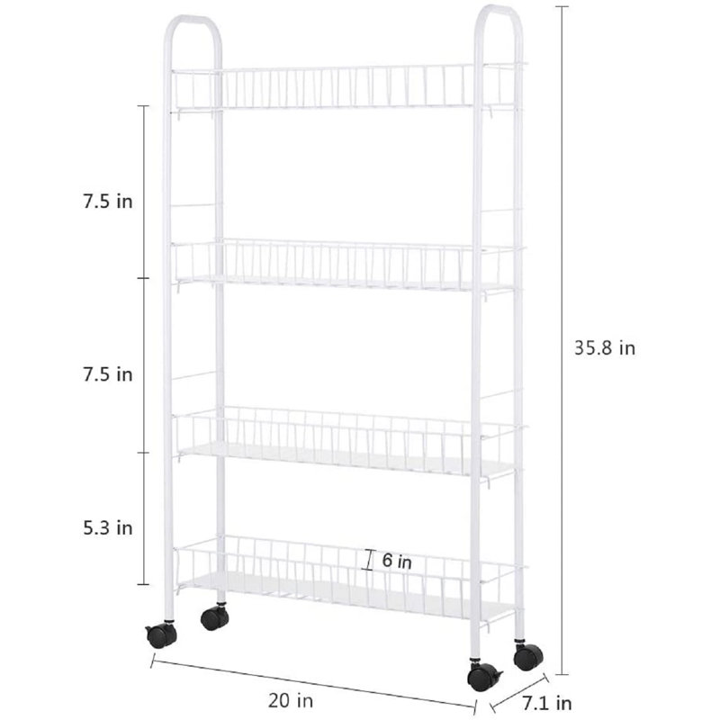 Chariot utilitaire à 4 niveaux