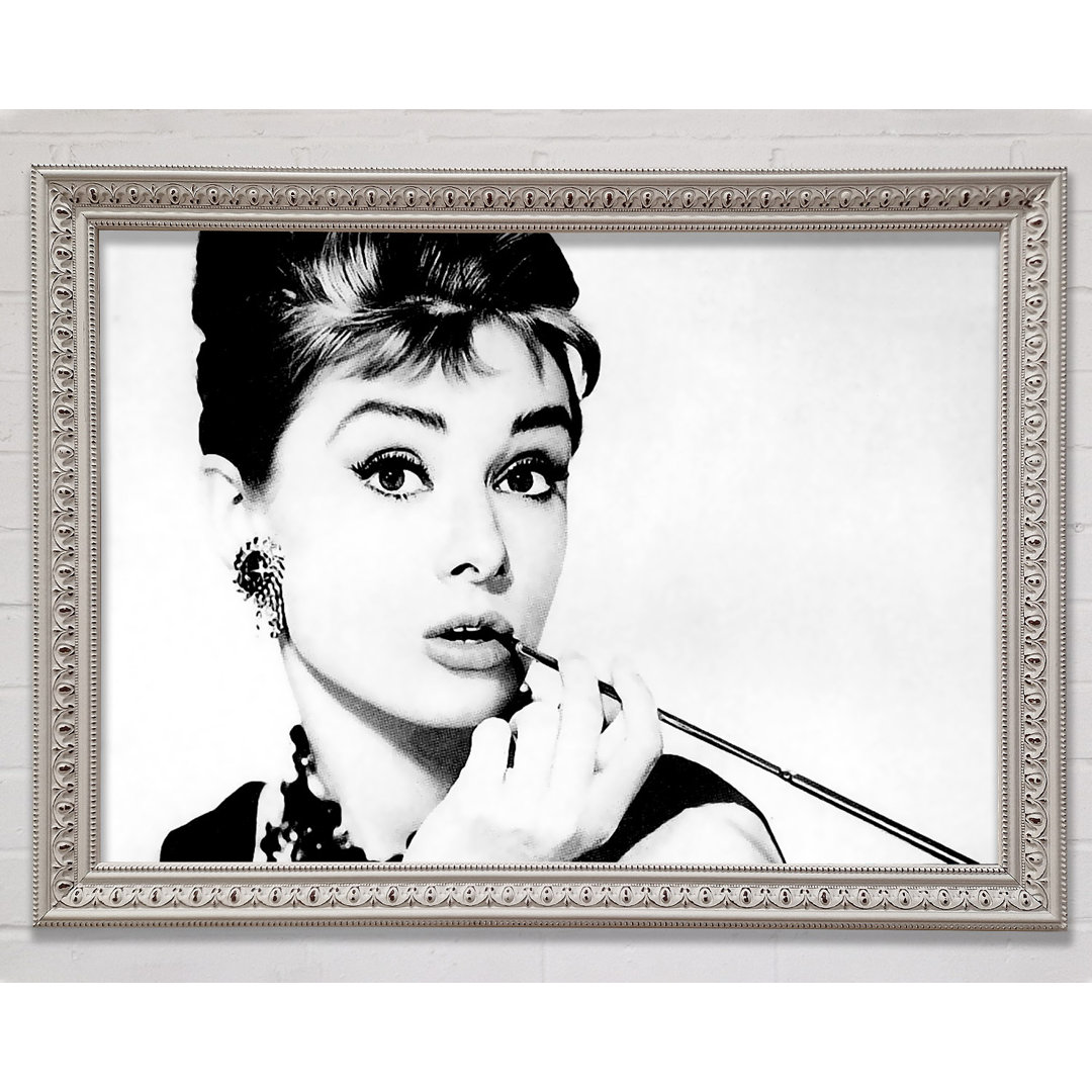 Audrey Hepburn Zigarette 1 - Druck