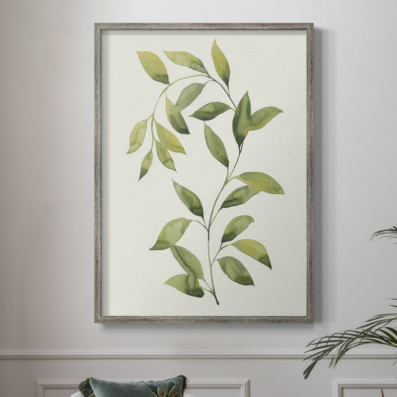 Wilted Vine II, reproduction encadrée - bois massif, H 11 po x l 9 po