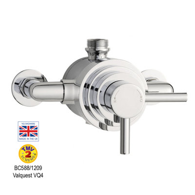 Tec Dual Single Exposed Thermostatic Shower Valve