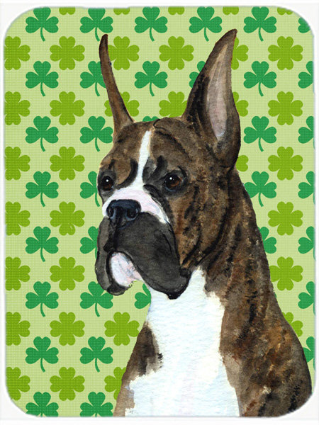 Planche à découper en verre à caroline st. patrick boxer st. patrick Shamrock Lucky Irish