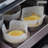 CHEFMADE Mini Cheese Cake Pan Set, 4-Inch 4Pcs Non-Stick Round Cake and Loaf Bakeware for Oven