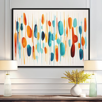 «Walking In The Autumn Woods - Abstract Wall Art Living Room»