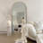Leeron Oversized Arch Solid Wood Floor Mirror with Stand-1502118200-1502118202