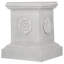 English Rosette Garden Sculptural Plinth