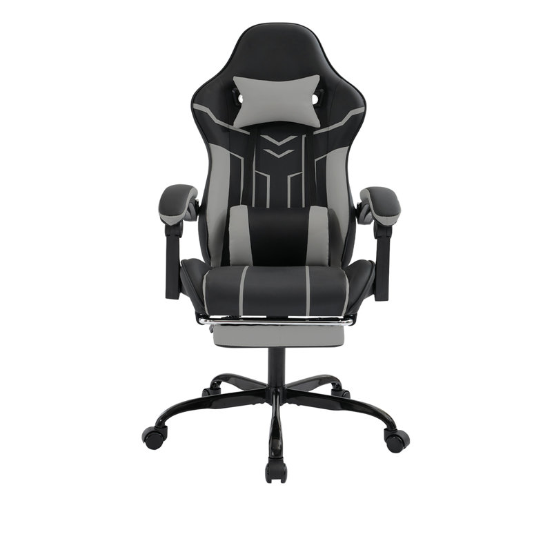 Fauteuil de jeu, Noir/gris