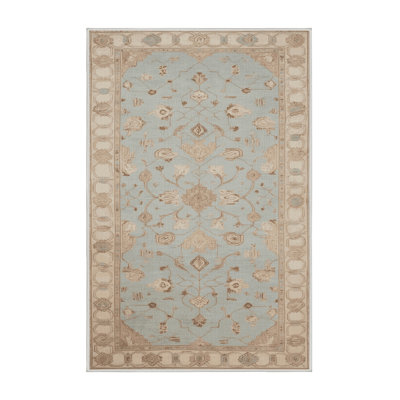 Tapis turc beige lavable à la machine