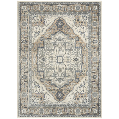 Graelyn Ivory Taupe Vintage Indoor Rug