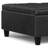 Harrison 40"W Upholstered Transitional Square Lift-Top Ottoman with Sturdy Base-105374284