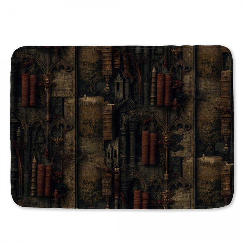 Tapis de bain Gothic Architecture, L 24 po x L 17 po