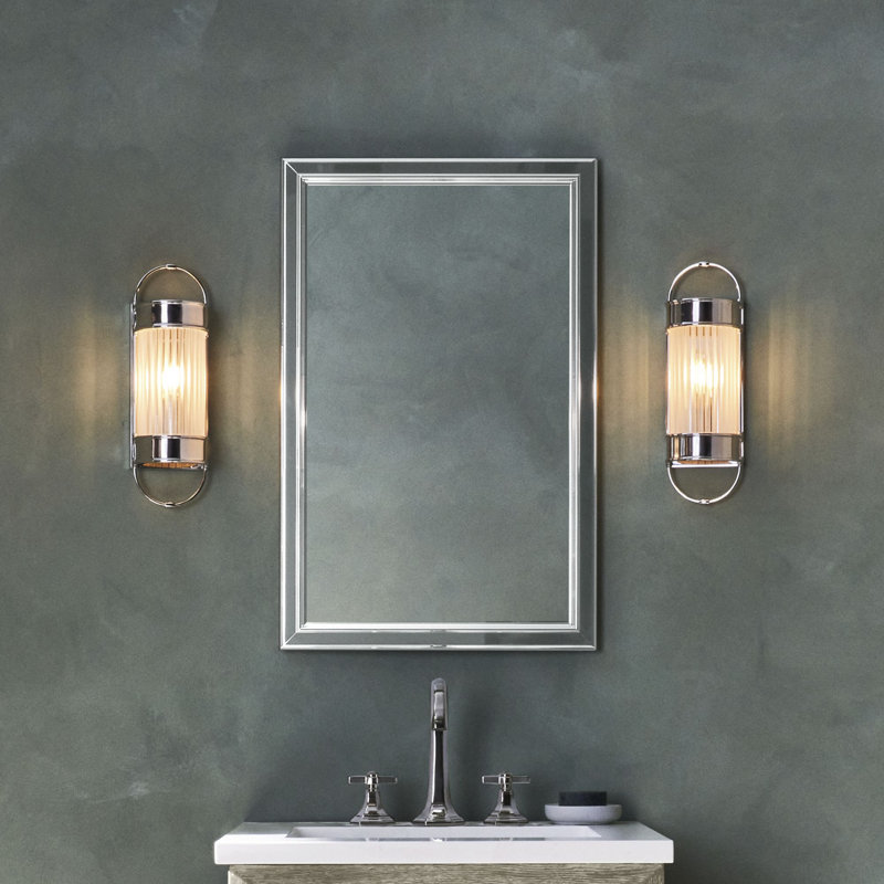 Main Line Cabinet, Chrome, 39.38" H x 19.25" W x 4" D