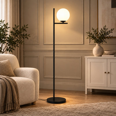 Nefisa 150cm Black Novelty Floor Lamp