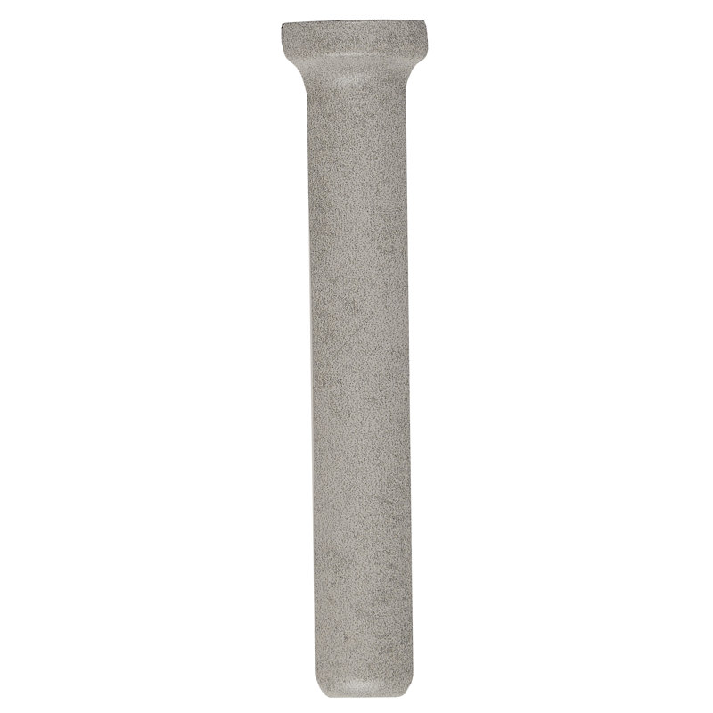 Garniture de carreaux de coin en porcelaine 6 po x 1 po crème Fairfield, Gris cendré
