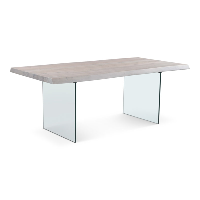 Table de salle à manger Colin, H 29,75 po x L 79 po x l 40 po, Blanc délavé