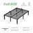 12 Inch Metal Platform Twin Size Bed Frames-2134865950-2134121691