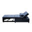 Lit pliant gris foncé - multifonctionnel pour n'importe quelle scène. Facile à utiliser et peu encombrant. Ergonomique, stable. Utilisé comme table à thé, fauteuil, lit simple. Matériaux appliqués. Capacité de poids de 264 lb-1633485918