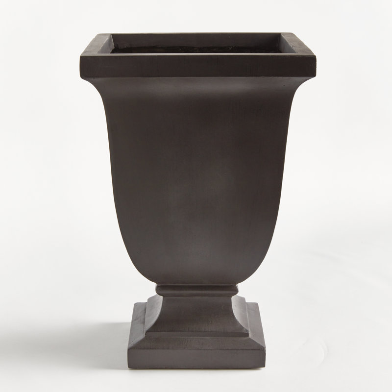 Beckett Concrete Composite Planter, 21.5"H x 14.5"W x 14.5"D