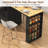 80.63" Extendable Kitchen Island With Power Outlet, 2 Storage Drawers, Open Shelves-129517326