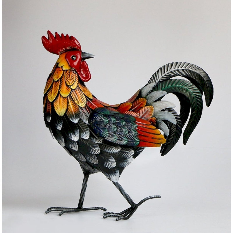 Statue de jardin coq Kajuana