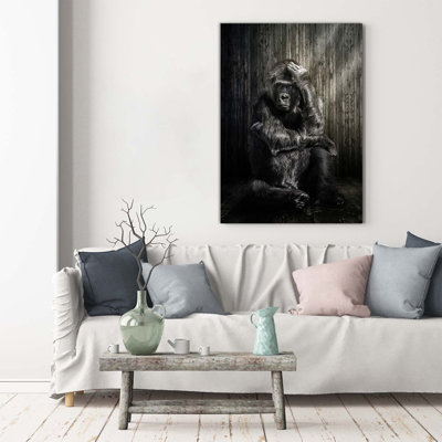 Gorilla - Wrapped Canvas Print