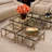 Schlumberg Glass Top Single Coffee Table