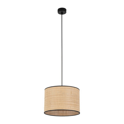 Adiana 1 - Light Beige Drum Pendant