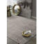 Tapis d'intérieur tissé à la machine ivoire / gris 5 pi 3 po x 7 pi 7 po Dezzarae-2082644510