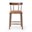 Colter Upholstered Bar Stool with Solid Wood Frame