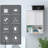 Fumio 8.3"D x 23.62"W x 29.53"H Wall Mounted Bathroom Cabinet