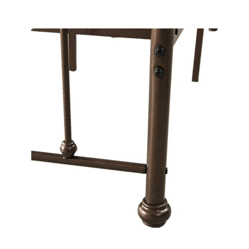 Lit plateforme Hwang, Grand, Bronze antique