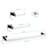 4 Bathroom Hardware Assemblage - Stainless Steel Build, Protects From Scratches, Rust-, Easy Assembly Instructions Amalgamation Selected, Chic Look Presented, Scratches Ensured, Installation Carried-2115380901