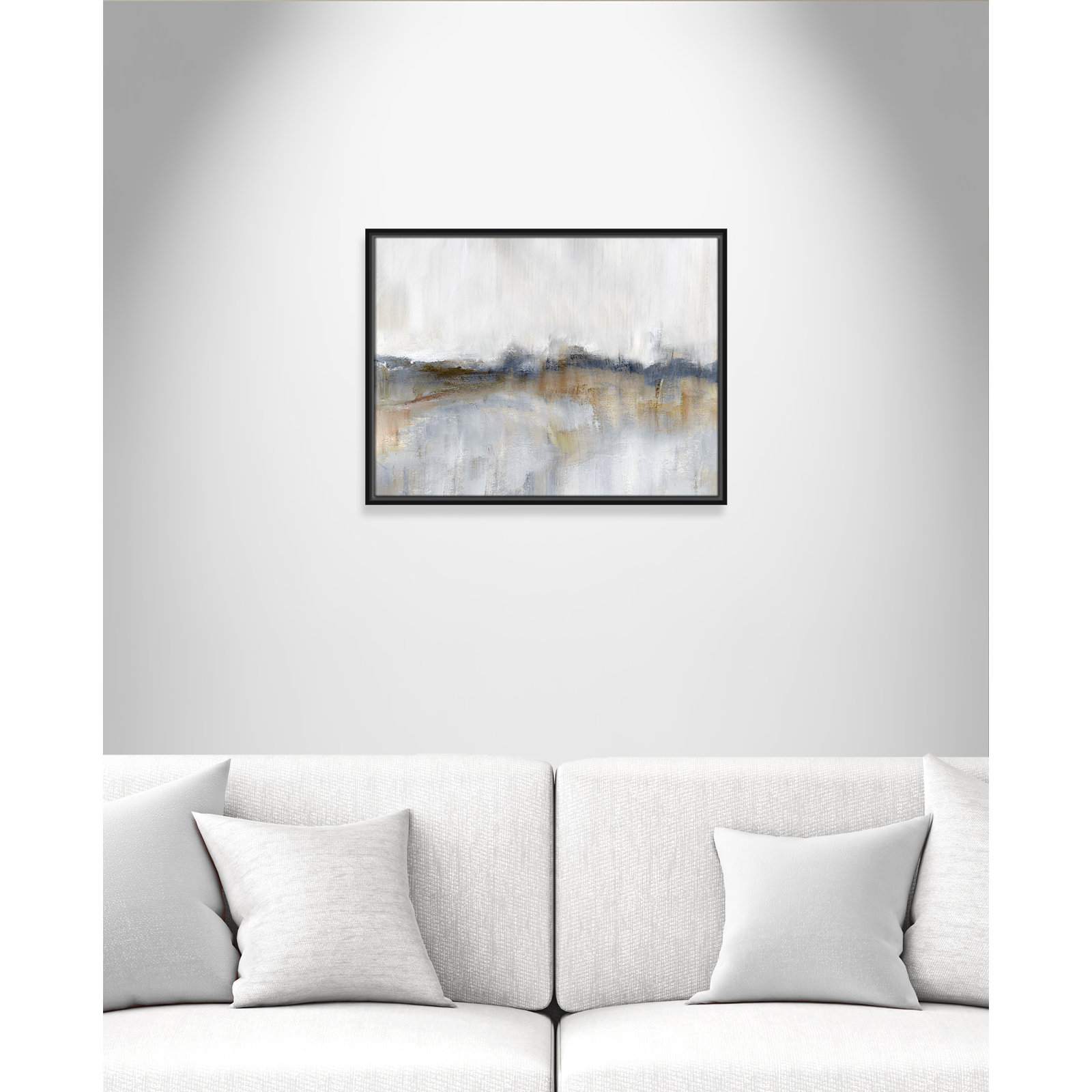 Autumnal Tide by Nan - Floater Frame Print on Canvas, 19.5" H x 25.5" W, Espresso