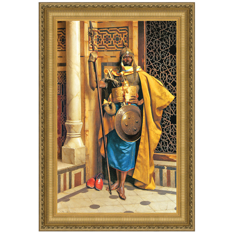" Palace Guard " by Ludwig Deutsch, 41.25" H x 28.75" W x 1.875" D