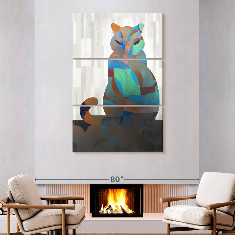 Brampt Cats Meow, 74'' H x 48'' W