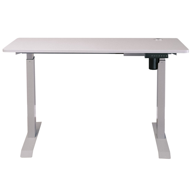 Acalia Adjustable Height Standing Desk, Gray